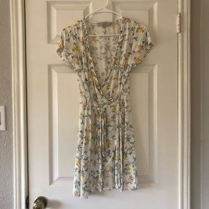 Floral wrap dress